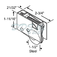 Pella Patio Door Roller 900-22072-OS 2