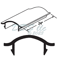 Sash Stop Black 900-8547b-24 1