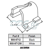 Sash Stop 900-9712W 1