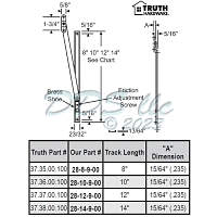 8 inch Friction Adjuster 28-8-9-00 1