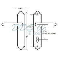 Torino Semi-Active Handle Set 854-16104 1