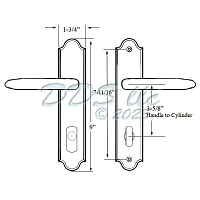 Torino Active White Handle Set 854-16109 1