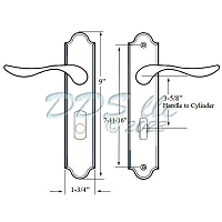 Venice Handle Set 854-15757 1