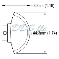 Hoppe Crescent Knob 3643327 1