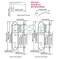 Hoppe Munchen Active Handle Set 2422004 2
