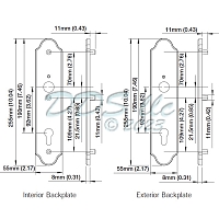 Hoppe Door Handle Rustic Umber New Orleans 2431795 1