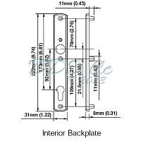 Hoppe M216N Interior Backplate 2188174 1