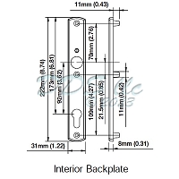 Hoppe M216N Backplate Series 1