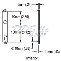 Hoppe M374N Backplate Series 2
