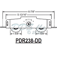 Tandem Patio Door Roller PDR238-dd 1