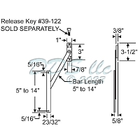 Release Key FA220SS Limit Device 39-1110 1