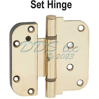 Hoppe Set Hinge HTL Ultimate Stainless Steel 8762567 1