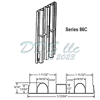 Non Tilt Jamb Liner 86C-38 1