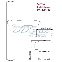 Hoppe Verona In Active Handle Set 2207566 2