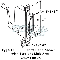 Miami Awning Operator LH 41-210P D 1