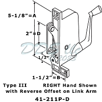 Miami Awning Operator RH 41-211P D 1