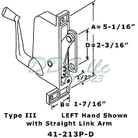 ABC Awning Operator LH 41-213P D 1