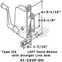 Superior-600 Heavy Duty LH Awning Operator 41-233P HD 1