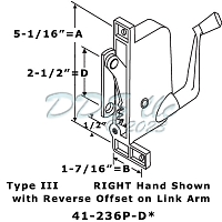 Tucker Awning Operator RH 41-236P D 1