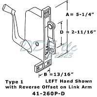 Lenahan Awning Operator LH 41-260P D 1