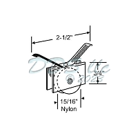 Screen Door Roller 10-300 1
