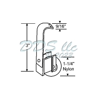 Screen Door Roller 10-353 1