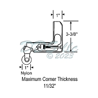 Screen Door Roller 10-355 1