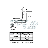 Screen Door Roller 10-373 1
