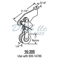 Screen Door Roller 10-395 1