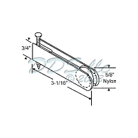 Screen Door Roller 10-401 1