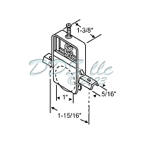 Screen Door Roller 10-406 1
