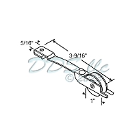 Screen Door Roller 10-407 1