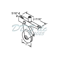 Screen Door Roller 10-410P 1