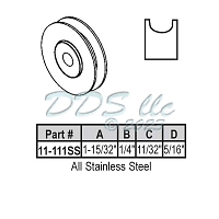 Roller Stainless Steel 11-111SS 1