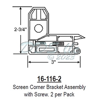 Corner Bracket 16-116-2 1