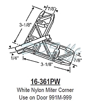 Corner Bracket 16-361PW 1