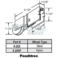Peachtree Patio Door Roller 9-205
