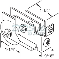 Patio Door Roller Assembly 9-216