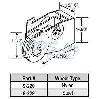 Patio Door Roller 9-229 1