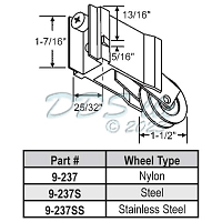 Patio Door Roller 9-237S 1