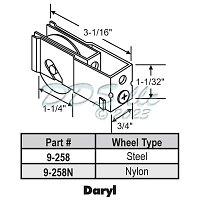 Patio Door Roller 9-258 2