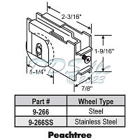Patio Door Roller 9-266SS 1