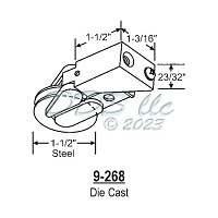 Patio Door Roller 9-268 1