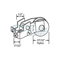 Sliding Window Roller 9-291 1