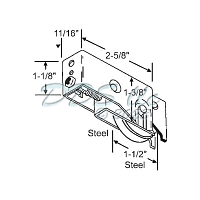 Patio Door Roller 9-341 1
