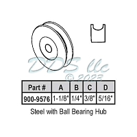 Roller Steel 900-9576 1