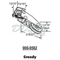 Crossly Patio Door Roller 900-9582 1