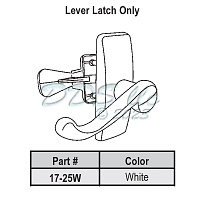 Lever Latch Set 17-25W 1
