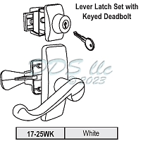 Lever Latch Set 17-25WK 1