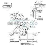 10&quot; Truth Anderberg 301ss Series Hinge 28-10-3-06